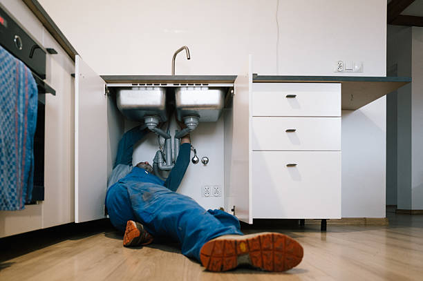 Professional Drain Cleaning technician working in Pottsville, PA